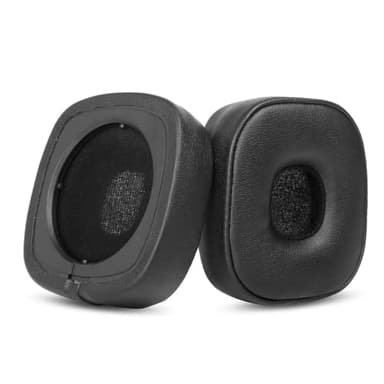 YOUZMY 1 Paire de Coussinets de Rechange pour Casque Bluetooth Marshall Major IV, 65 mm, Mousse à mémoire de Forme pour Casque Bluetooth Marshall Major 4 (Noir)