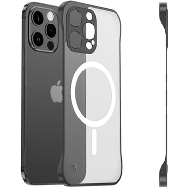 FAOMSEBS Coque pour iPhone 14 Pro Max pour MagSafe (Translucide Mat sans Cadre) (Sensation de Métal Nu) [Magnetique Fort] Etui Fine sans Cadre Antichoc Housse pour iPhone 14 Pro Max Coque 6,7'' 2022