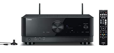 Yamaha RX-V4A Récepteur de cinéma Maison, 5,2 canaux, capacité 4K/120Hz, Bluetooth intégré, USB et WiFi, Compatible avec MusicCast et Alexa