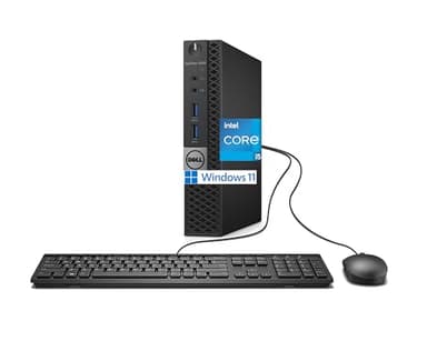 Dell Optiplex 3040 Mini PC de Bureau Intel Core i5-6500, 8 Go de RAM, SSD 256 Go, WiFi, Bluetooth, clavier QWERTY américain, Windows 11 Pro (reconditionné)