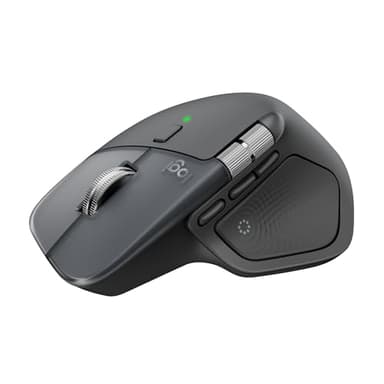 Logitech MX Master 4, Souris sans Fil Ergonomique avec Retour haptique de Performances avancées, défilement Ultra-Rapide, Recharge USB-C, Bluetooth, Windows, MacOS - Noir