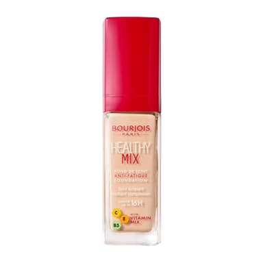Bourjois - Fond de Teint Healthy Mix - Anti-fatigue et Révélateur d'Eclat - Teint unifié, frais et hydraté - Longue Tenue - 50,5 Ivoire Clair 30ml