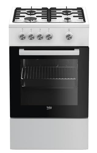 Beko fsg52000dwc – Cuisine (Autonome, Blanc, Rotatif, Avant, Gaz, Avant Moyenne