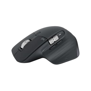 Logitech MX Master 3S - Souris Performante Sans Fil avec Défilement Ultra-Rapide, Ergonomique, DPI 8K, Suivi sur Verre, Clics Silencieux, USB-C, Bluetooth, Windows, Linux, Chrome - Gris foncé