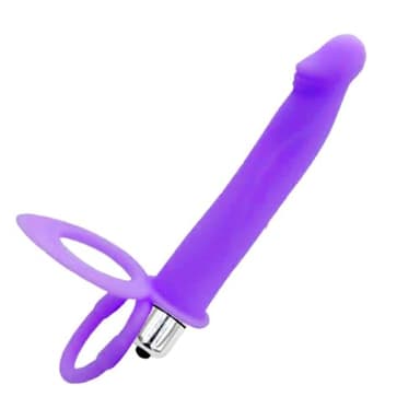 Double Penetrateur Gode Anale Pour Couple Puissant Masseur Silicone Sèxtôyse Plaisir T-Shirt avec Étanche Double pénien Anneau Pour Femme ND2A