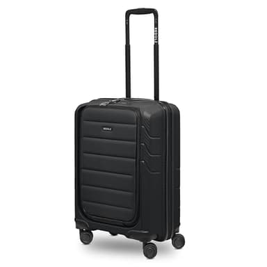 REDOLZ Article standard Essentials 17, Noir , Kabinen Trolley mit Laptopfach (55 cm), Valise cabine rigide