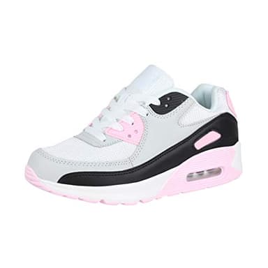 Elara Chaussures de Sport Hommes Baskets Chunkyrayan MEL0389 Grau-Rosa-37