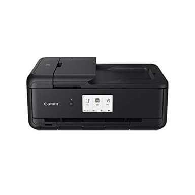 Canon PIXMA TS9550a Imprimante Multifonction Jet d’Encre Couleur Format A3 et A4 (5 encres séparées, WiFi, LAN, 2 chargeurs de Papier, Impression Recto Verso) Noir