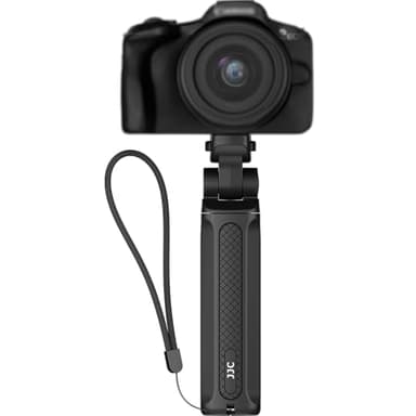 JJC Poignée de caméra, poignée, support de table, trépied, perche à selfie, stabilisateur de main pour Canon, Nikon, Sony, DSLR, appareil photo numérique, caméscope