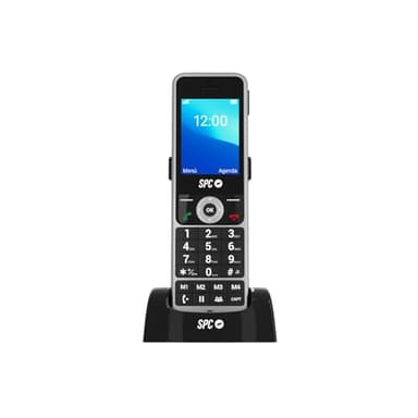 SPC WD100 – Téléphone sans Fil avec SIM et Base de Charge | 4G, appels Volte et VoWiFi | Écran TFT 2,4” | Environnement Android | Configuration à Distance | Bluetooth et WiFi | 4 Contacts Rapides