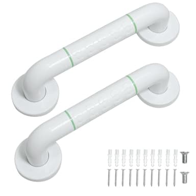 ZephyrCraft Barres d'appui et barres d'appui antidérapantes pour salle de bain pour personnes âgées, poignées de soutien de sécurité et porte-serviettes, idéales pour le bain pour personnes