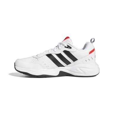 adidas Homme Strutter Shoes, Cloud White / Core Black / Active Red, 42 EU