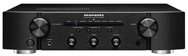 Marantz PM6007 Amplificateur intégré avec connectivité numérique, entrées analogiques coaxiales et optiques, 2 x 45 W, conversion DAC, D/A pour entrée numérique – Noir