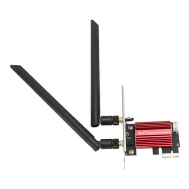 Bewinner Carte PCIe WiFi 7, Adaptateur Réseau sans Fil Tri-Bande 574 Mbps 2400 Mbps 5800 Mbps avec Bluetooth 5.4, Carte WiFi 7 sans Fil pour PC, Compatible Windows 11 10