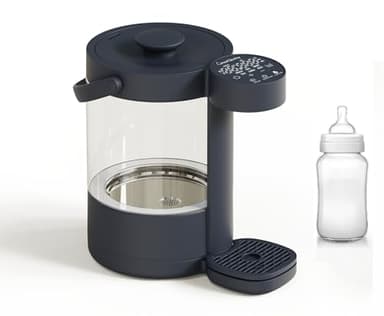 ÜneeQbaby PreciseMix Machine de préparation de lait en poudre avec bouilloire, thermostat intégré, pour l'alimentation au biberon | Maintient n'importe quelle température souhaitée jusqu'à 48 heures