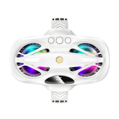 Refroidisseur de téléphone en streaming en direct - Fan réglable Fan Sile Téléphone plus refroidisseur, refroidisseur de téléphone à refroidissement rapide avec trois modes pour l'observation vidéo, l