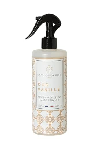 L'Office des Parfums Oud Vanille Parfum d'Intérieur, Spray Linge et Maison, 500ml