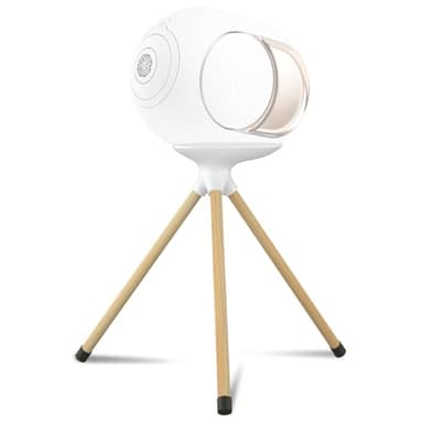 Loyeen Support d'enceinte pour Devialet Phantom I 103 dB, 108 dB, son surround en bois, blanc + bois clair