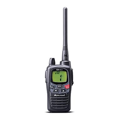 Midland - Talkie Walkie Longue Portée 12Km Professionnel G9 PRO, Radio Récepteur Émetteur IPX4 Étanche Waterproof Airsoft et Outdoor 103 Canaux - 34 PMR446/69 LPD, Autonomie 23H, 4 Piles Rechargeables