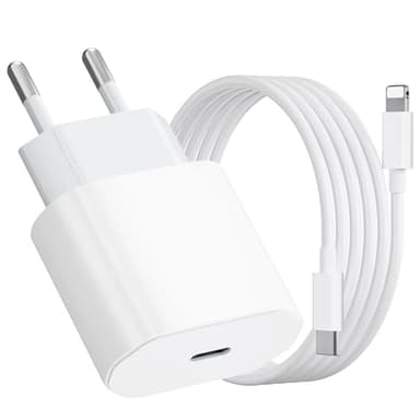 Chargeur pour iPhone 20 W avec Câble pour iPhone 1M, Chargeur Rapide pour iPhone 14/14 Plus/ 14 Pro/ 14 Pro Max/ 13/12/ 11/ X/ 8/7