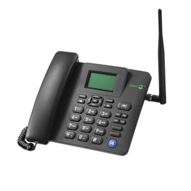 Doro 4100H téléphone Mobile 4G (Simphone LTE+3G+2G) - Mains Libres, Touche d'assistance, 3 mémoires directes, Radio FM, Carte Micro SIM - Idéal pour Maison, Bureau, Vacances et itinérance
