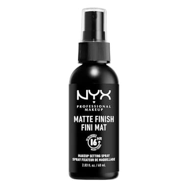 NYX Professional Makeup Spray Fixateur Setting Spray Mate Finish, Spray de Finition, Tenue Longue Durée, Fini Mat, Formule Vegan, Modèle : Matte