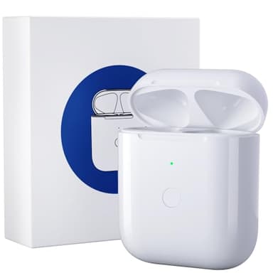 ULuck Étui de Chargement sans Fil de Remplacement Compatible avec Les Air Pods 1 et 2,étui de Chargement 700 mAh avec Bouton Bluetooth pour l'appairage