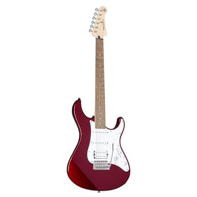 Yamaha Pacifica 012 Guitare Électrique Red Metallic – Guitare électrique d'étude – 4/4 Guitare idéal débutant