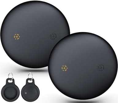 WAFTING Traceur Bluetooth pour Android (Android Uniquement), Localisateur de clés Compatible avec Google Localiser Mon Appareil, étiquettes de Suivi pour clés/valises/Bagages, Lot de 2