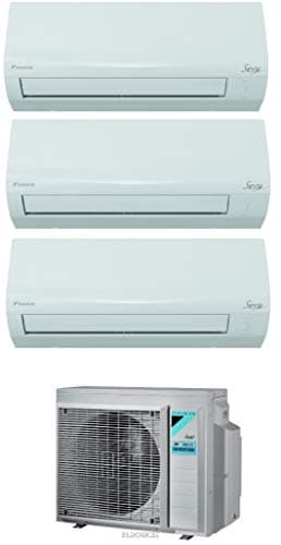 Climatisation Trial Split 9000 + 9000 + 12000 Btu, inverseur, pompe à chaleur – Daikin 3AMXF52A Siesta