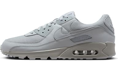 Nike Homme Air Max 90 Sneaker, Wolf Grey/Wolf Grey-Wolf Grey-Black, 44 EU