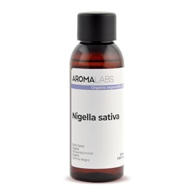 Nigelle BIO (Nigella sativa) - 50 mL - Huile Végétale Vierge et Certifiée AB - Aroma Labs - Made in France