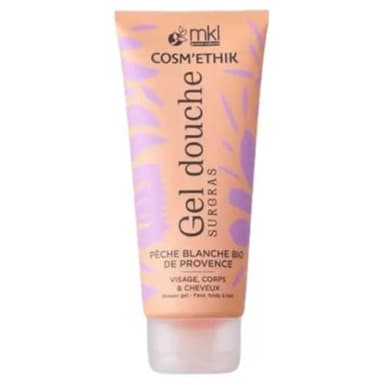 MKL Green Nature Cosm'Ethik Gel Douche Surgras Pêche Blanche Bio de Provence 200 ml