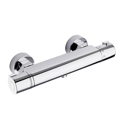 MORADO Mitigeur Thermostatique,Mitigeur de Douche Thermostatique, Robinet Baignoire avec Contrôle de Température Constant, Laiton Finition Chrome