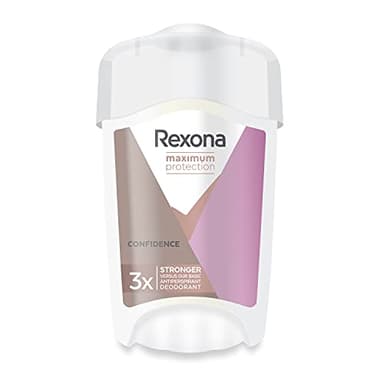 REXONA - Déodorant Femme Confidence - Stick Anti-transpirant - 3x plus efficace contre la transpiration - Protection 96h - 45ml
