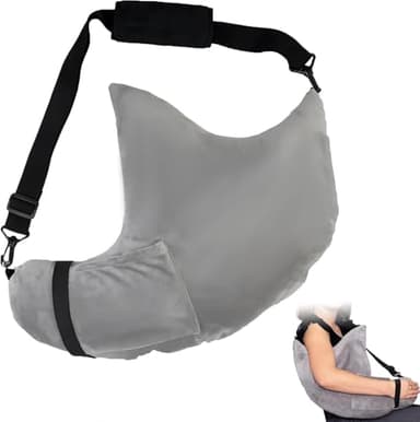 gresonic Oreiller post-opératoire pour dormir, Oreiller pour Rotator Cuf, congelé pour la récupération de la chirurgie de l'épaule, Epaule post-opératoire avec pochette
