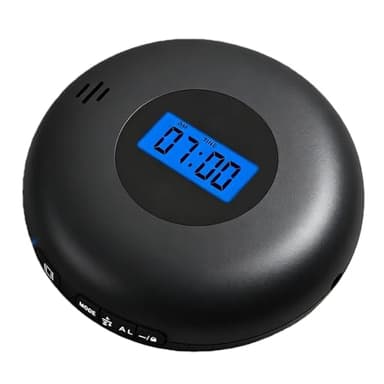 BORDEAG Reveil Vibrant pour Sourd, Réveil Numérique pour Gros Dormeurs, Réveil Extra Fort pour Malentendant avec Chargement USB 2 Alarmes, pour Chambre