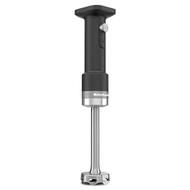 Kitchenaid Mixeur plongeant sans fil - Go Cordless - Mixeur plongeant portable avec récipient mélangeur de 700 ml - Blender puissant - Protecteur antirayure - Sans batterie - Noir