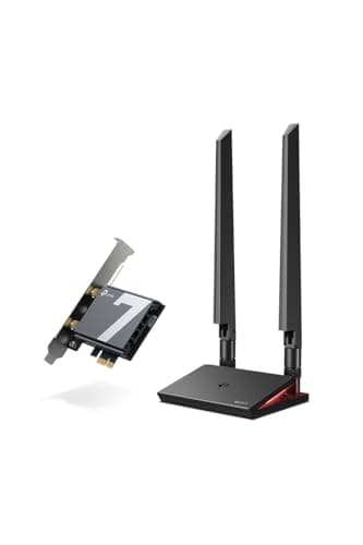 TP-Link Archer TBE550E WiFi 7 Carte WiFi PCIe BE9300Mbps, Carte Bluetooth PC, Bluetooth 5.4, Base d'Antenne Magnétisée, Carte WiFi pour PC, Tri-Bande, WPA3, Compatible avec Windows 11