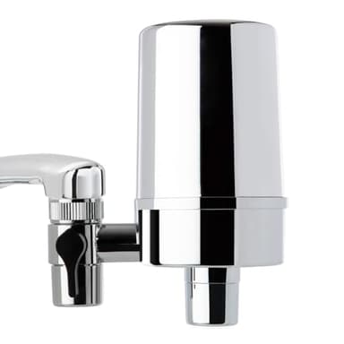 iSpring DF2-CHR Filtre à Eau de Robinet pour Cuisine, Salle de Bain ou Évier de Camping-car, Longue Durée de Vie de 500 Gallons, Finition Chromée