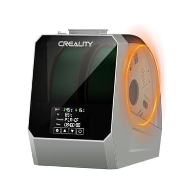 Creality Séchoir à filament 2 rouleaux, Filament Dryer Box Space Pi Plus pour imprimante 3D, double chauffage à air chaud 360°, Anti-humidité déshydrateur de filament pour PLA PETG ABS TPU 1,75 2,85mm