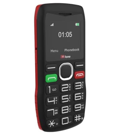 TTfone TT880 Téléphone Mobile Facile à Utiliser pour Les Seniors et Les Personnes Âgées - Téléphone à Gros Boutons avec Bouton d'Assistance d'urgence - (avec câble USB)