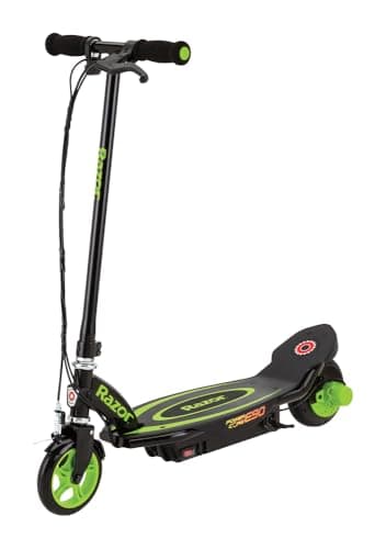 Scooter électrique Razor PowerCore E90 pour les enfants de 8 ans et plus avec une vitesse maximale de 10 mph et une autonomie de 60 minutes, jusqu'à 10 miles d'autonomie, batterie 12V
