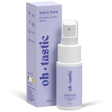 Spray Intime Naturelle pour Femme - Remplacement de 150 Lingettes Intime, Avec Acide Lactique et pH ajusté, Anti Odeur et Secheresse (50 ml) - ohtastic