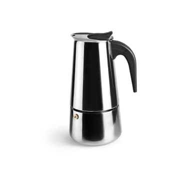 Ibili - Cafetière à Expresso Moka, 15 Tasses, 700 ml, Acier Inoxydable, Compatible avec les Plaques à Induction