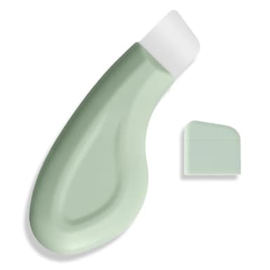 OUDQFCJ 1 Pcs Extracteur de Points Noirs en Silicone - Tire Comédon pour Visage et Nez, Nettoyage Profond et Doux, Spatule Professionnelle pour Pores, Compact et Facile à Utiliser (Vert)