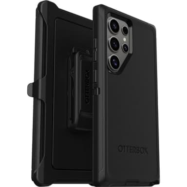 Otterbox Defender Coque pour Samsung Galaxy S24 Ultra, Antichoc, Anti-Chute, Ultra-Robuste, Coque de Protection, Supporte 5X Plus de Chutes Que la Norme Militaire, Noir