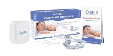 ONIRIS + Version en Anglais Orthèse Anti Ronflement - Validé Cliniquement pour l Apnée Du Sommeil - Made in France - Gouttière dentaire - Orthèse d avancée Mandibulaire
