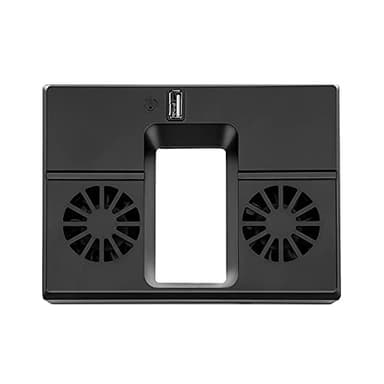 Ventilateur de refroidissement pour console de jeu avec 2 ventilateurs de refroidissement haute vitesse, interrupteur tactile, interface USB, faible bruit, compatible avec Xbox Series X