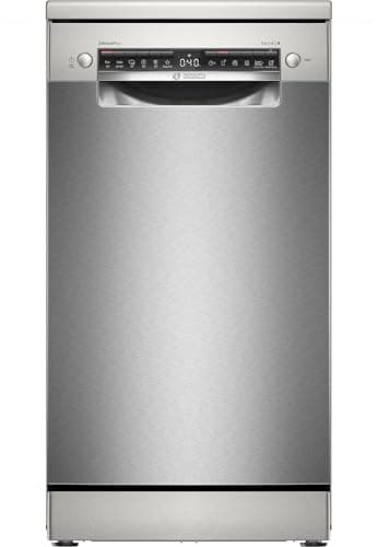 Bosch SPS4EMI17E, Série 4, lave-vaisselle pose-libre, 45 cm, Acier brossé anti-traces